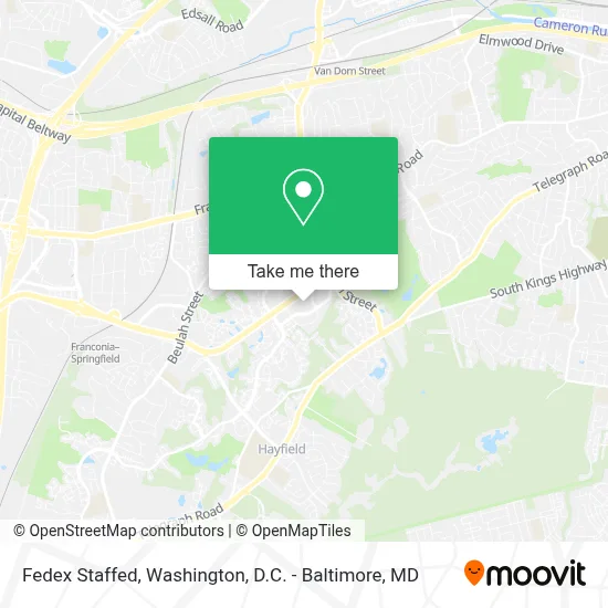 Fedex Staffed map