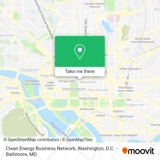 Clean Energy Business Network map
