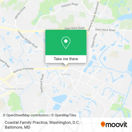 Coastal Family Practice map