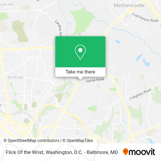 Flick Of the Wrist map