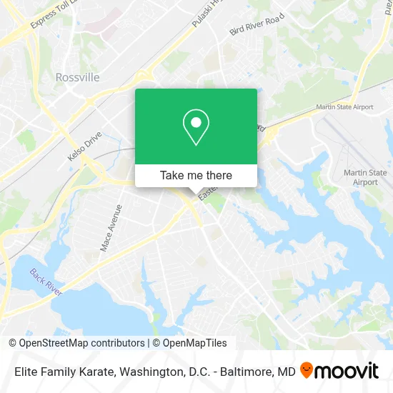 Elite Family Karate map