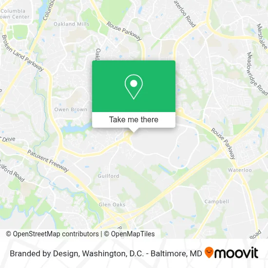 Branded by Design map