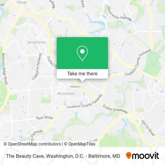 The Beauty Cave map