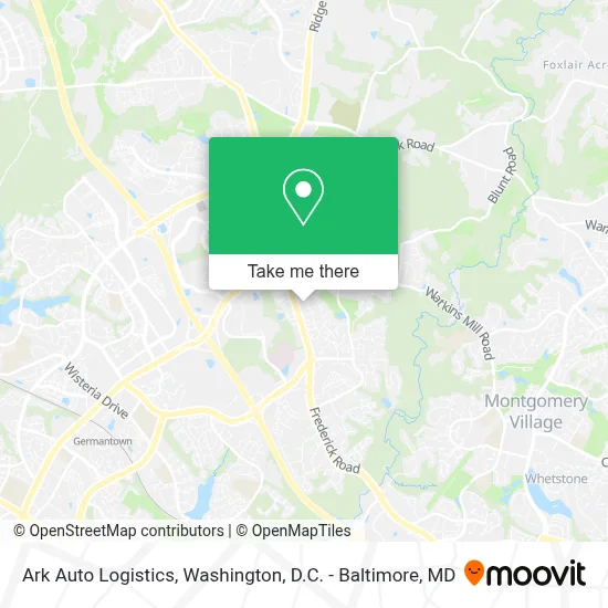 Ark Auto Logistics map