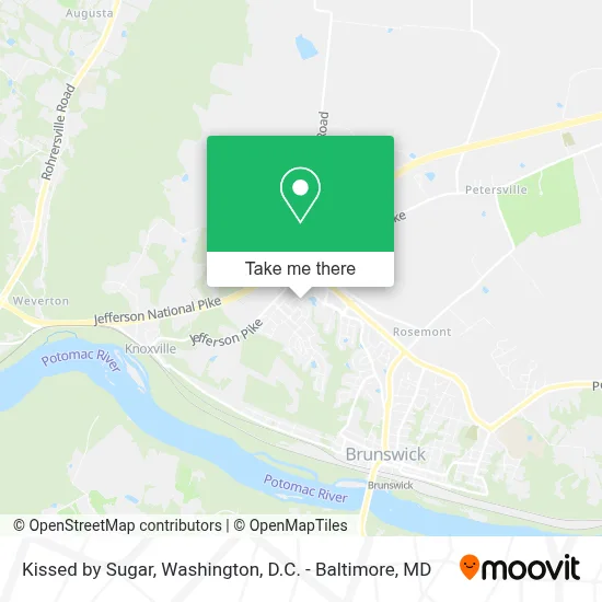 Kissed by Sugar map