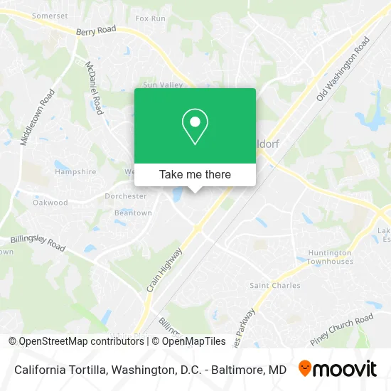 California Tortilla map