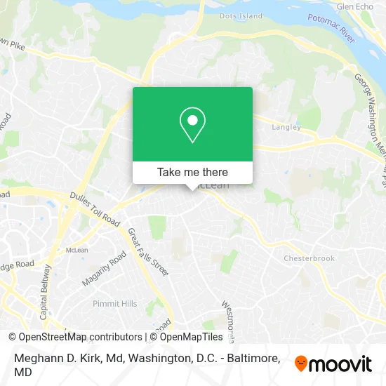 Meghann D. Kirk, Md map