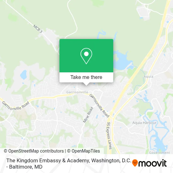 The Kingdom Embassy & Academy map