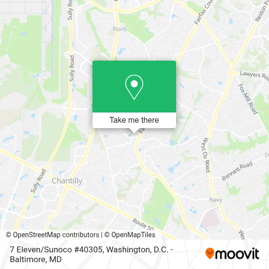 7 Eleven/Sunoco #40305 map