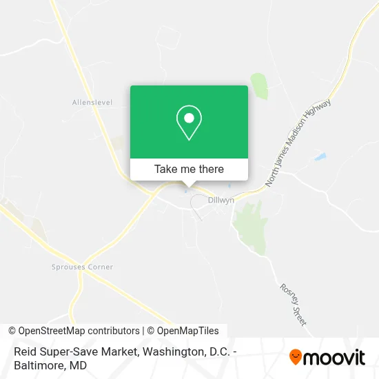 Reid Super-Save Market map