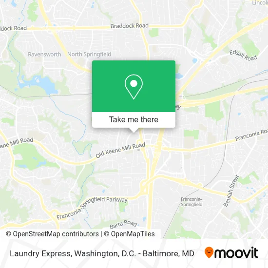 Laundry Express map