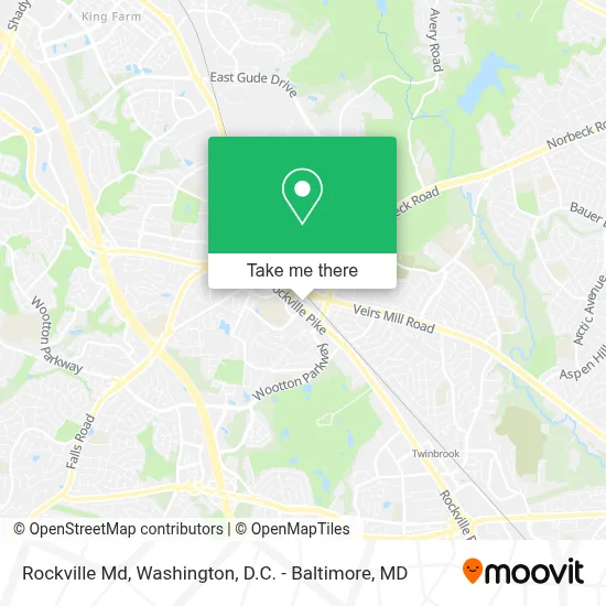 Rockville Md map
