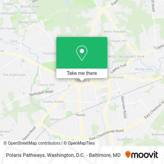 Polaris Pathways map