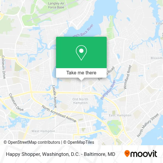 Happy Shopper map