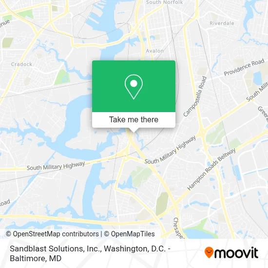 Sandblast Solutions, Inc. map