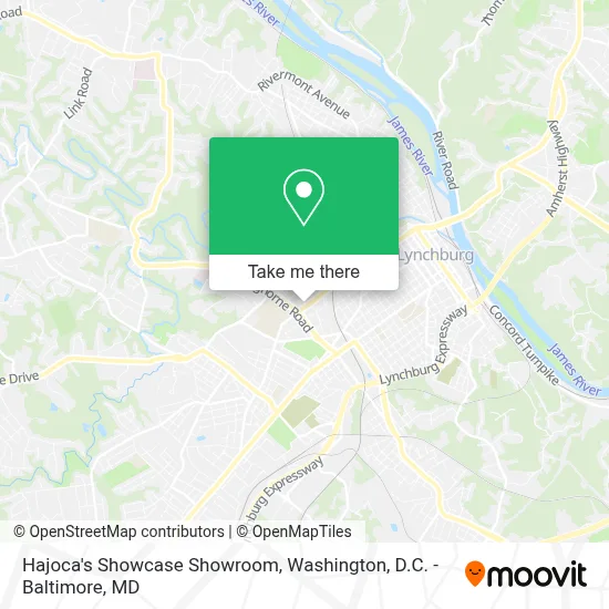 Hajoca's Showcase Showroom map