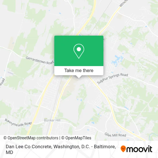 Dan Lee Co Concrete map