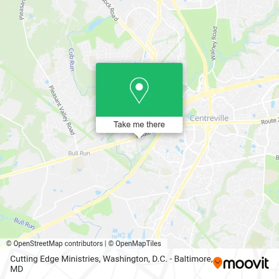 Cutting Edge Ministries map