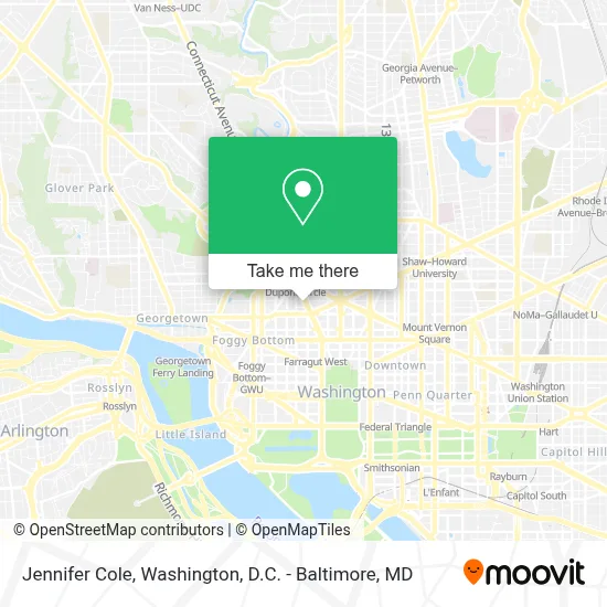 Jennifer Cole map