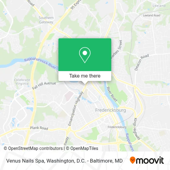 Venus Nails Spa map