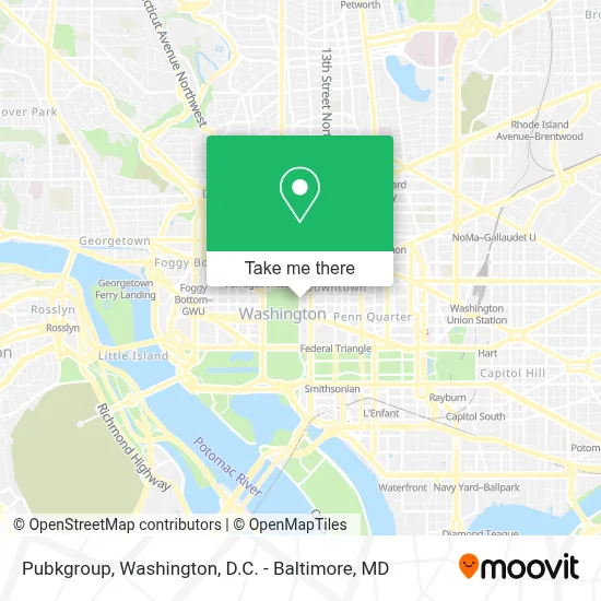 Pubkgroup map