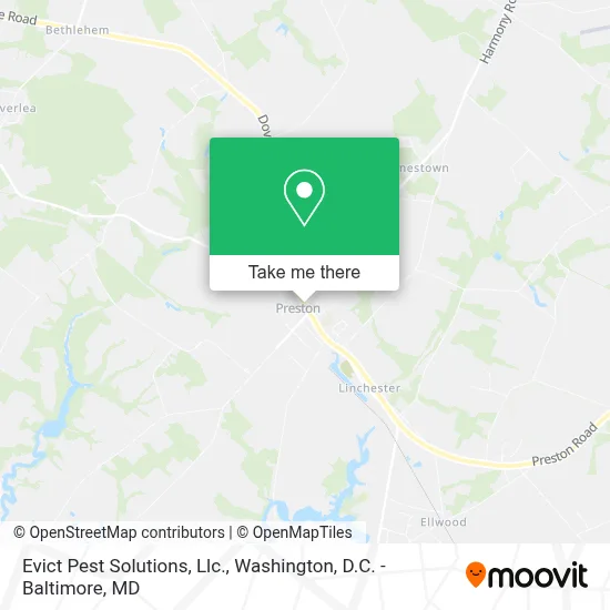 Evict Pest Solutions, Llc. map