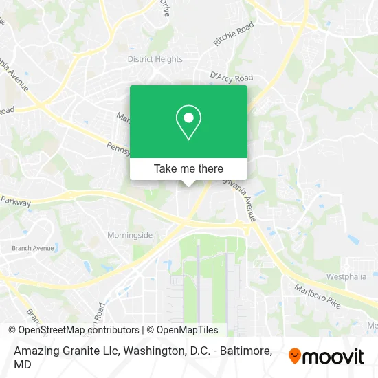 Amazing Granite Llc map