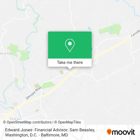 Edward Jones- Financial Advisor: Sam Beasley map