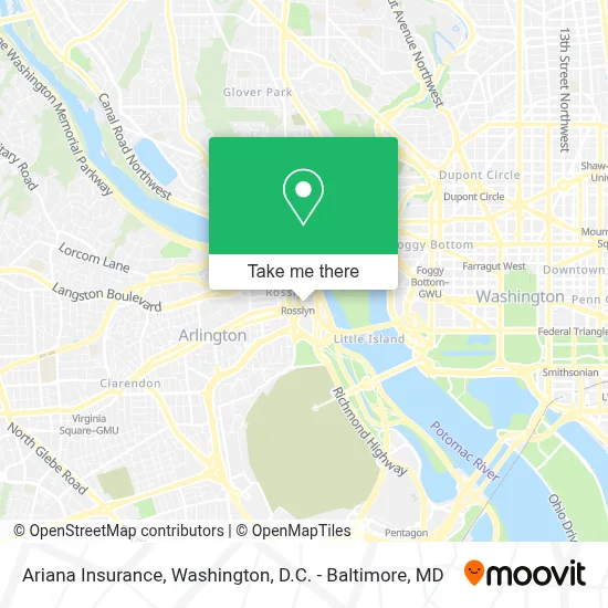 Ariana Insurance map