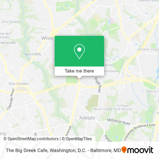 The Big Greek Cafe map