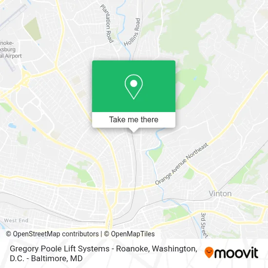 Gregory Poole Lift Systems - Roanoke map