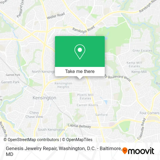 Genesis Jewelry Repair map