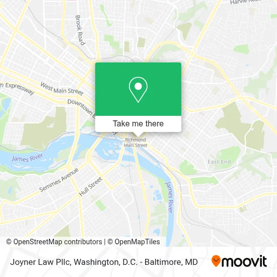 Joyner Law Pllc map