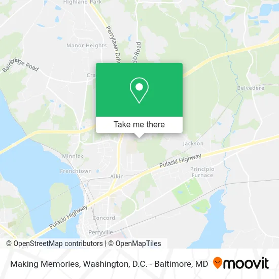 Making Memories map