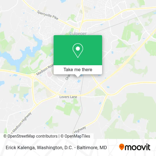 Erick Kalenga map