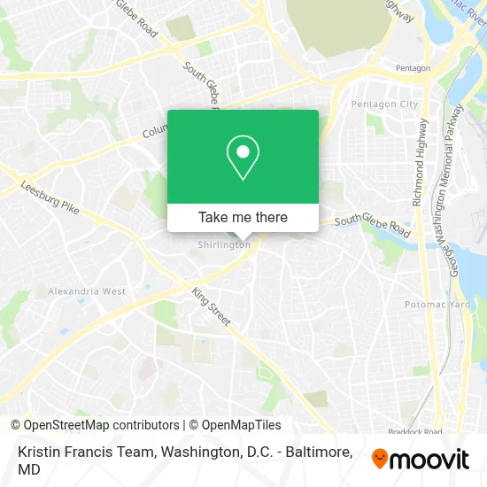 Kristin Francis Team map