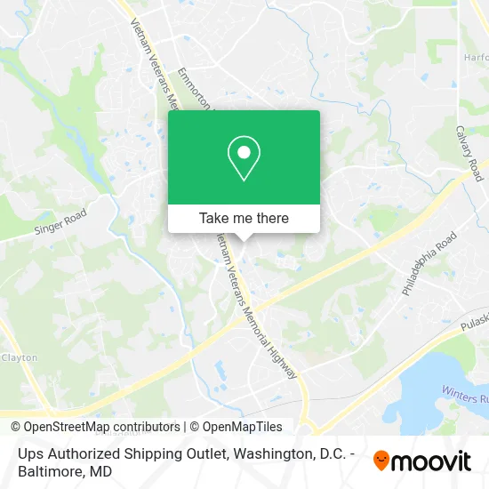 Ups Authorized Shipping Outlet map
