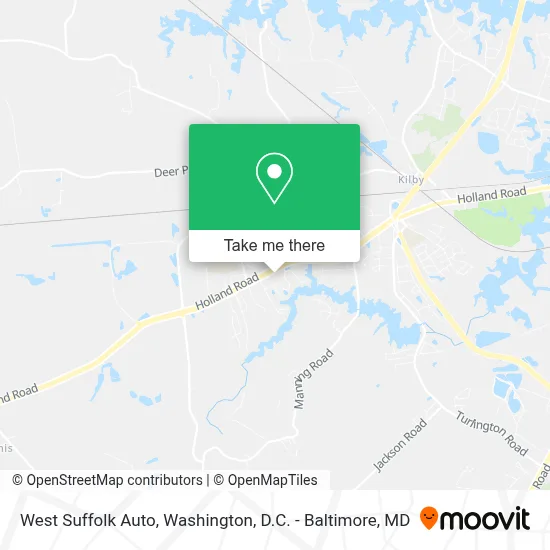 West Suffolk Auto map