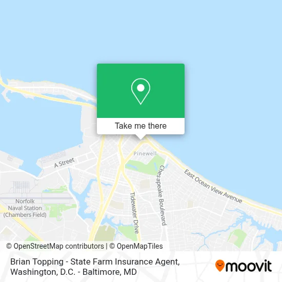 Brian Topping - State Farm Insurance Agent map