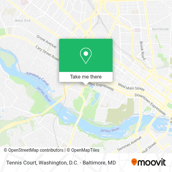 Tennis Court map