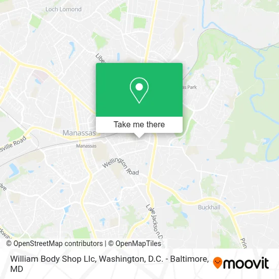 William Body Shop Llc map