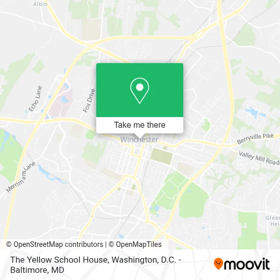The Yellow School House map