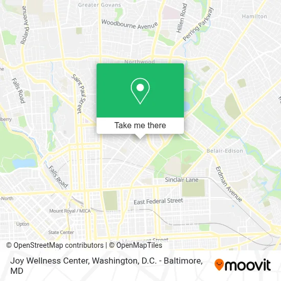 Joy Wellness Center map