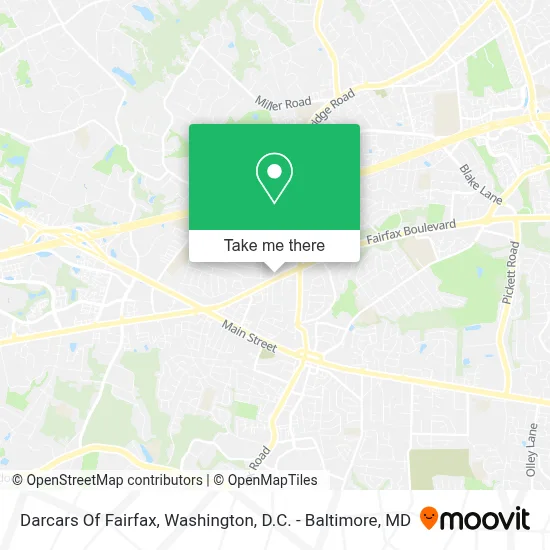 Darcars Of Fairfax map