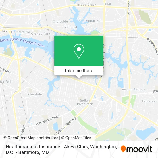 Healthmarkets Insurance - Akiya Clark map
