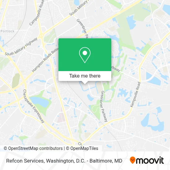 Refcon Services map