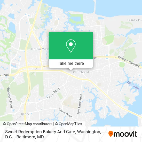 Sweet Redemption Bakery And Cafe map