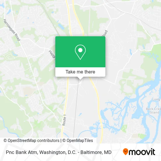 Pnc Bank Atm map