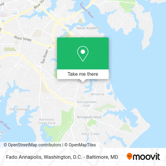 Fado Annapolis map