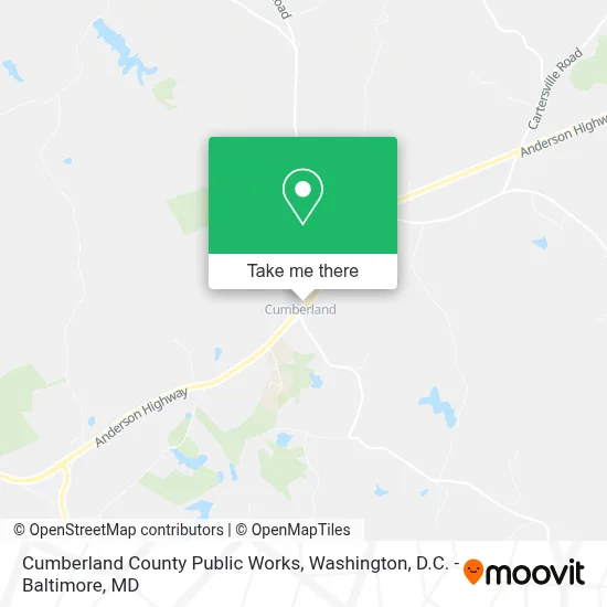 Cumberland County Public Works map